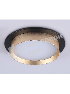 Светильник Ambrella light TN5228 BK/GD черный/золото GX53 max 12W D110*35