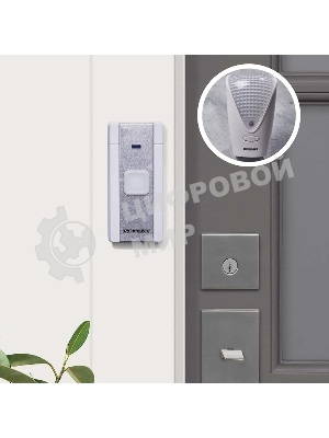 Звонок дверной 220 вольт с световой индикацией Rexant RX-7