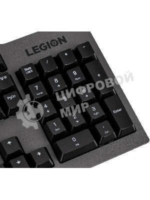 Клавиатура Lenovo Legion K500 RGB Mechanical проводная, USB Type-A, серый