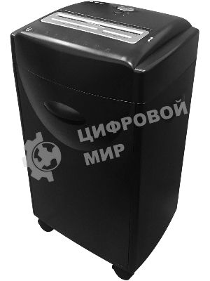 Шредер ГЕЛЕОС УМ42-4, DIN P-4 (4 ур-нь секр.), фрагмент 3,9х30мм, 18-21 лист (70г/м2), CD/пл.карты/скрепки/скобы, 42 л