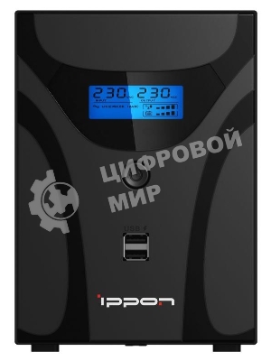 Источник бесперебойного питания Ippon Smart Power Pro II 1600 960Вт 1600ВА черный
