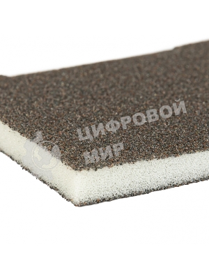 Губка для шлифования Matrix, 125 х 100 х 10 мм, мягкая, 3 шт., P 60/80, P 60/100, P 80/120