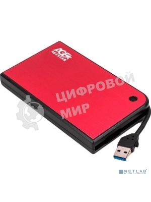 Внешний корпус для HDD AgeStar 3UB2A14 (красный) usb3.0 to 2,5