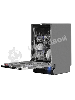 Встраиваемая посудомоечная машина Maunfeld MLP-082D Light Beam, серебристый, 44.8 см, 9 компл., 49 дБ, класс A++