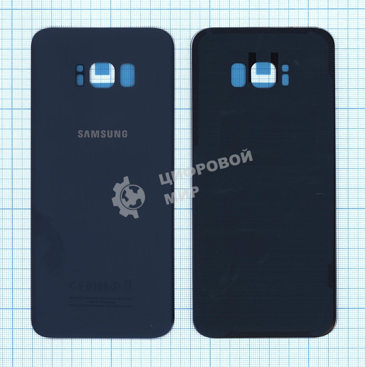 Задняя крышка для Samsung G955F Galaxy S8 Plus синий