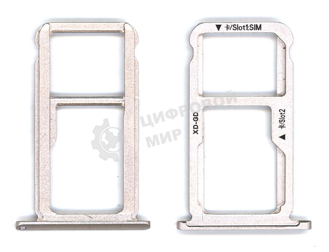 Лоток для SIM-карты Huawei GR5 2017 золотой