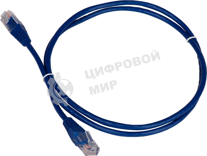 Патч-корд LANMASTER TWT-45-45-10-BL вилка RJ-45-вилка RJ-45 cat.5е 10м синий ПВХ (уп.:1шт)