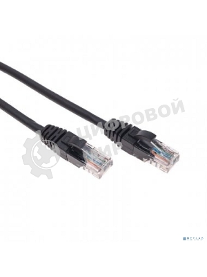Патч-корд U/UTP Rexant cat.6, RJ45-RJ45, неэкранированный, 26AWG, LSZH, черный, 5 м