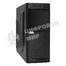 Компьютерный корпус Miditower ExeGate XP-330U-UNS350 (ATX, БП UNS350 с вент. 12см, 2*USB/2*USB 3.0, аудио, черный)