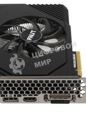 Видеокарта Palit RTX 3050 STORMX OC 6Gb NVIDIA GeForce RTX 3050 6Gb PCI-E 4.0 96bit GDDR6 1042/14000 DVIx1 HDMIx1 DPx1 HDCP Ret