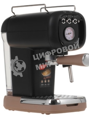 Кофеварка эспрессо BQ CM2004 черный, исп. кофе - молотый, 0.6 л, 1100 Вт, 20 бар