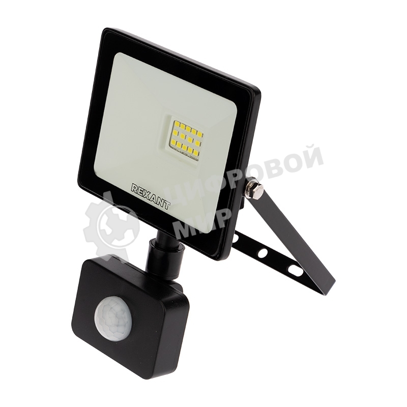 Прожектор светодиодный Rexant с датчиком движения 20 Вт 200–260В IP44 1600 лм 6500 K холодный свет