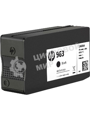 Картридж струйный HP 963 3JA26AE черный (1000 стр) для HP OfficeJet Pro 901x/902x