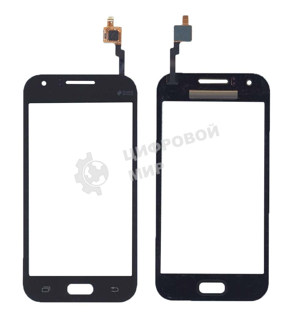 Сенсорное стекло (тачскрин) для Samsung Galaxy J1 Ace SM-J110H черное