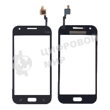 Сенсорное стекло (тачскрин) для Samsung Galaxy J1 Ace SM-J110H черное