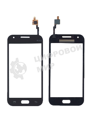 Сенсорное стекло (тачскрин) для Samsung Galaxy J1 Ace SM-J110H черное