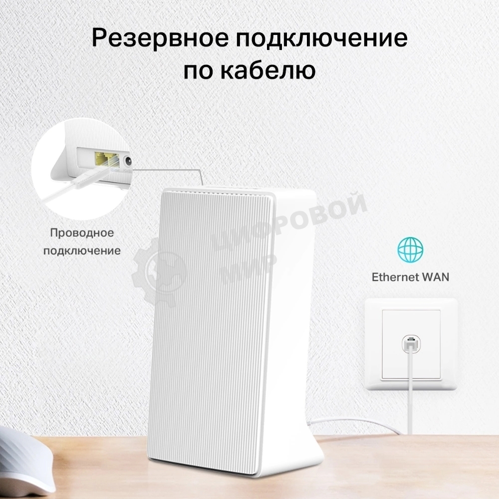 Двухдиапазонный гигабитный роутер Mercusys MB230-4G Wi-Fi AC1200 с поддержкой 4G+ категории 6