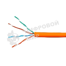 Кабель Cablexpert UPC-5051E-LSZH-4-CU indoor, UTP-LSZH 4x2x0.51, медный, кат.5e, однож., 305м, box, оранжевый