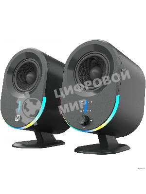 Акустическая система Оклик OK-303A 2.0 черный 20Вт BT