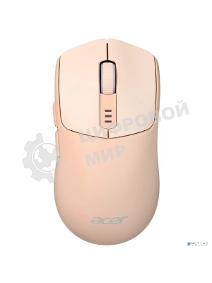 Мышь беспроводная Acer OMR312 розовый, 3200 dpi, радиоканал, Bluetooth, USB, кнопки - 5