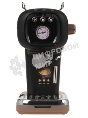 Кофеварка эспрессо BQ CM2004 черный, исп. кофе - молотый, 0.6 л, 1100 Вт, 20 бар
