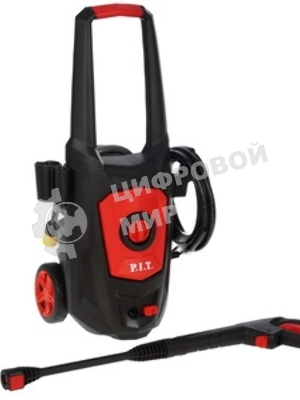 Мойка высокого давления электрическая P.I.T. PHP140-C1 (1800Вт, 140бар, 420л/час, колеса, бак для пены)