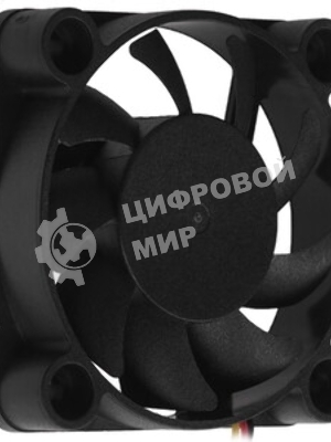 Вентилятор для корпуса Gembird черный, 120 мм, 2100 об/мин, 37.5 дБ, 2 pin