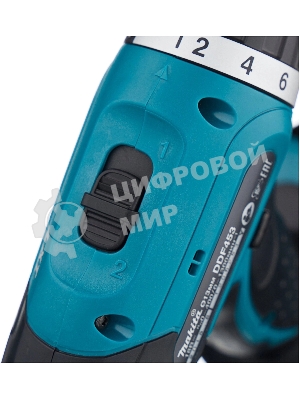 Дрель-шуруповерт Makita DDF453SYE, 18 В, 1,5 Ач, 42 Нм, щеточный