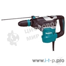 Перфоратор Makita HR4013C 1100Вт SDS-max 2реж 11.4Дж 1450-2900у/м 6.8кг чем ABT плавн пуск