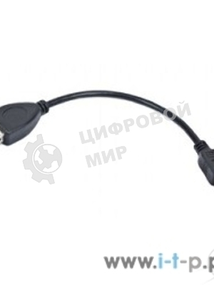 Кабель Gembird/Cablexpert AF/MicroBM, USB 2.0 OTG, 0.15м, пакет