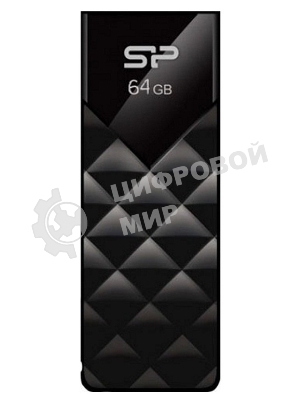 Флешка USB Silicon Power R/W USB 64Gb Ultima U03 SP064Gb,UF2U03V1K USB 2.0, черный