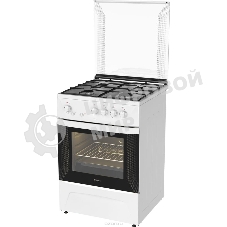 Плита газовая Darina 1D GM141 007 W белый, конфорок 4 шт, духовка 50 л, 60 см x 85 см x 60 см