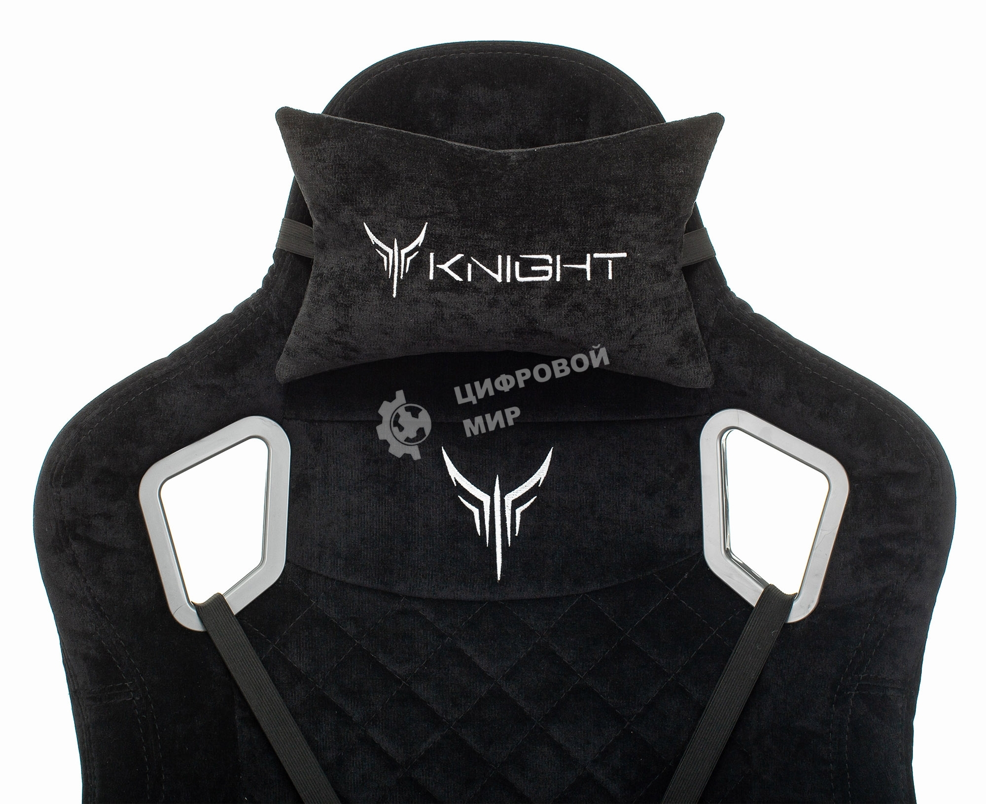 Кресло игровое Бюрократ Knight Outrider Light-20 черный с подголов. крестовина металл