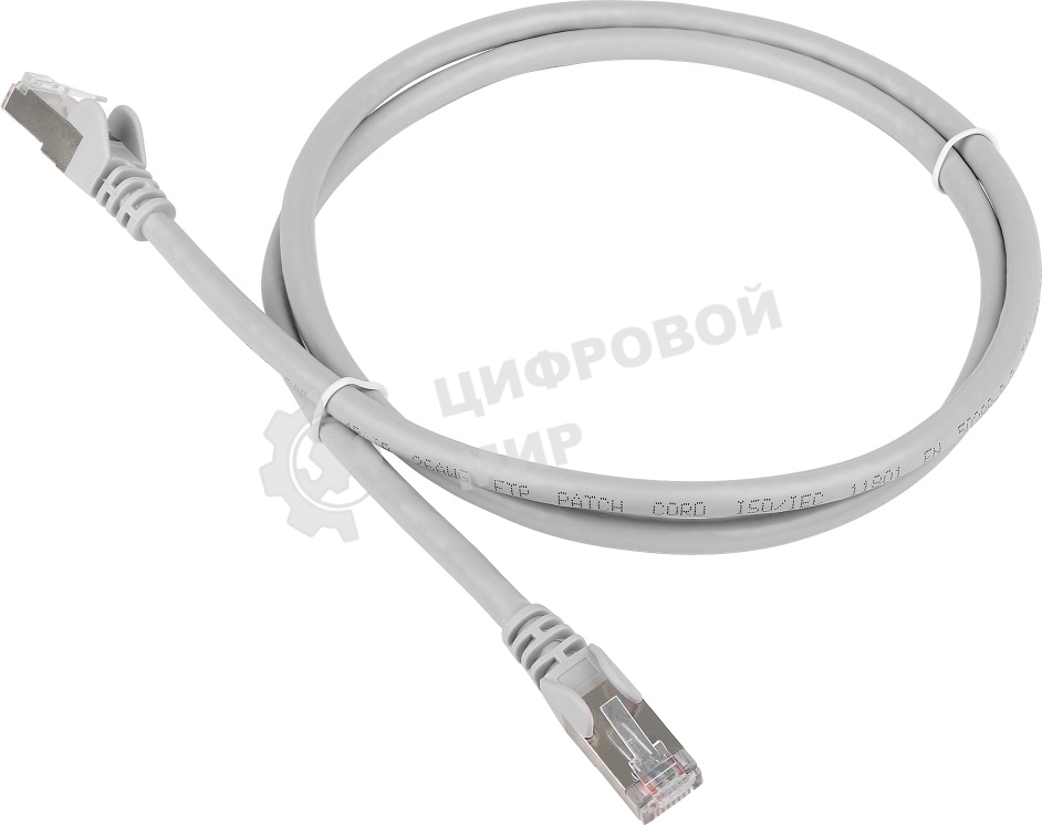Патч-корд LANMASTER TWT-45-45-5.0/S-GY 5м FTP Cat 5e серый