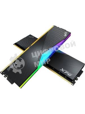 Оперативная память XPG Lancer, DDR5, 32Gb (2x16Gb), 6400MHz, CL32, DIMM, с радиаторами, RGB, черный