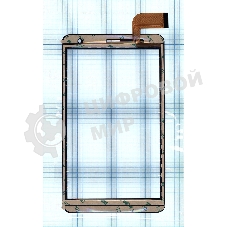 Сенсорное стекло (тачскрин) DEXP Ursus N570 черное