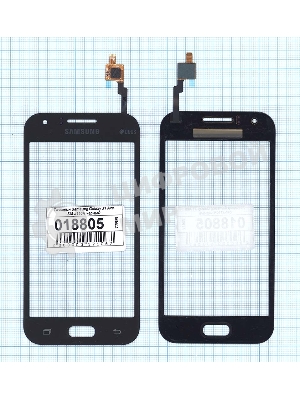 Сенсорное стекло (тачскрин) для Samsung Galaxy J1 Ace SM-J110H черное