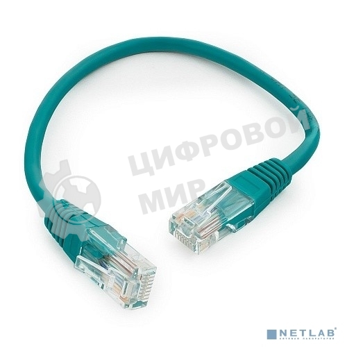 Патч-корд UTP Cablexpert cat.5e, 0.25м, литой, многожильный, фиолетовый