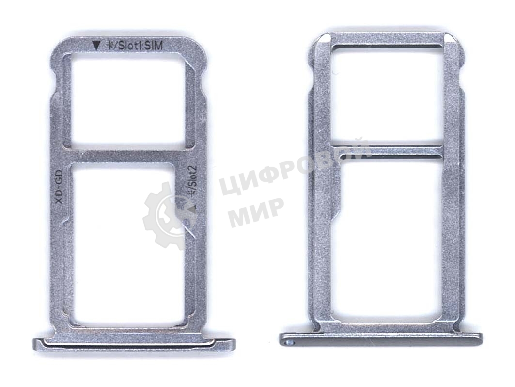 Лоток для SIM-карты Huawei GR5 2017 серый