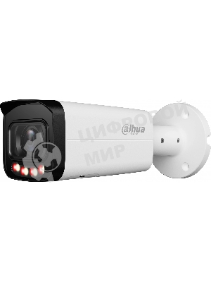 Уличная цилиндрическая IP-видеокамера DAHUA DH-IPC-HFW2449TP-ZAS-IL Smart Dual Light с ИИ 4Мп, 1/2.9” CMOS, моторизованный объектив 2.7~13.5мм, видеоаналитика, ИК до 60м, LED до 60м, IP67, IK10