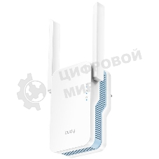 Повторитель беспроводного сигнала Cudy RE1200 AC1200 10/100BASE-TX/Wi-Fi белый