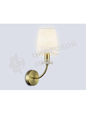 Настенный светильник Ambrella light LH75359 SB/WH бронза/белый E14 max 40W 140*205*350