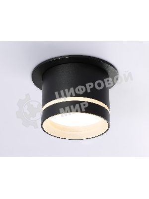 Светильник Ambrella light TA1432 SBK/FR черный песок/белый матовый GX53 D85*95