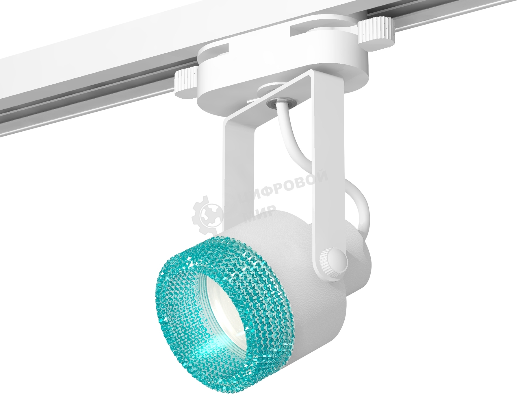 Светильник Ambrella light XT6601063 WH/BL белый/голубой MR16 GU10 (C6601, N6153)
