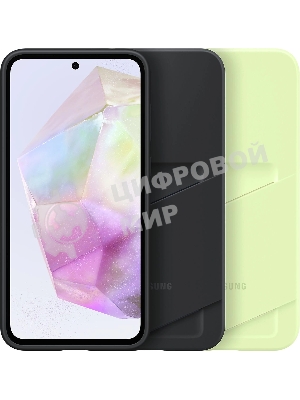Чехол (клип-кейс) Samsung для Samsung Galaxy A35 Card Slot Case A35 лайм (EF-OA356TMEGRU)