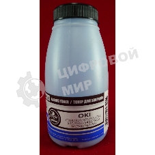 Тонер OKI C301/C321/C310/C330/C331/C510/C511/C530/C531/C3300/C3400/C3450/C3520/C3530/C3600/C5600/C5700/MC350/MC351/MC352/MC360/MC361/MC362/MC561/MC562 Cyan (фл., 50г) B&W Premium (Tomoegawa) - фас.России