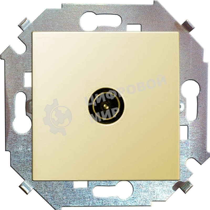 Механизм розетки TV СП Simon15 одиночная сл. кость Simon 1591475-031