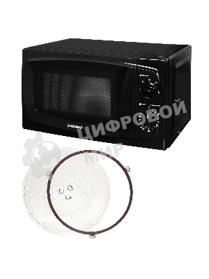 Микроволновая печь Starwind SWM5420 черный, 20 л, 700 Вт, переключатели - поворотный механизм