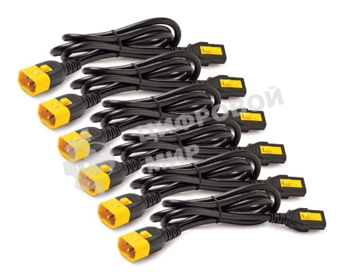 Кабель APC AP8706S-WW 1.8m Kit (6pcs) Locking C13-C14