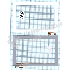 Сенсорное стекло (тачскрин) DY10118 (V4) белое